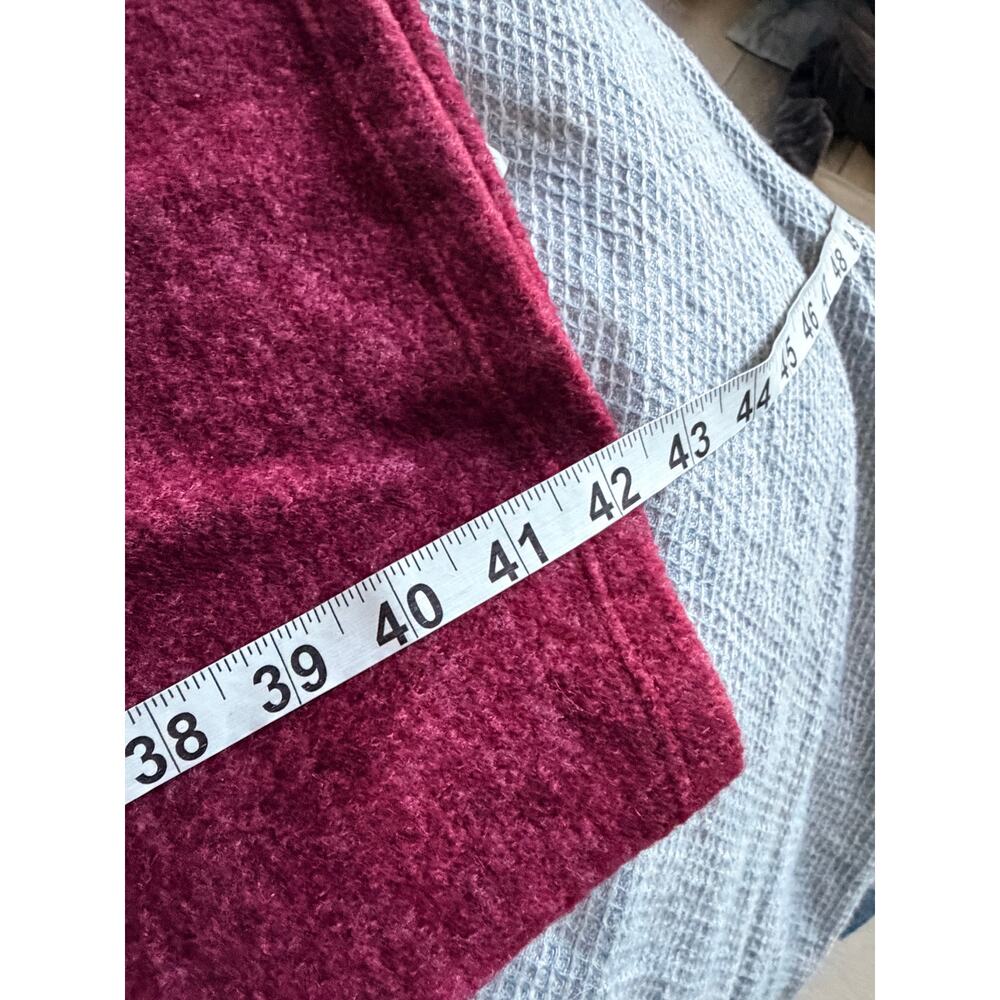 Lush Crushed Berry Brushed Jersey Long Sleeve Sweater Dress S New - Picture 6 of 7